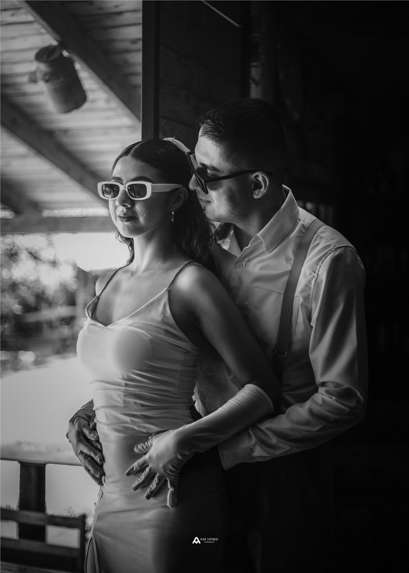 Retrato en blanco y negro